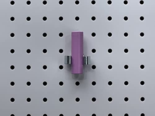 Triton Products 73205 Durahook 1/4-Inch To 1/2-Inch Hold Range 1-1/8-Inch Projection Annealed Chromate Dipped Steel Standard Spring Clip For Duraboard Or 1/8 Inch And 1/4 Inch Pegboard, 10-Pack #TOP6