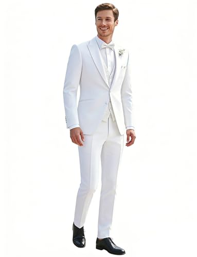 Costume deux boutons veste gilet et pantalon pour une silhouette parfaite