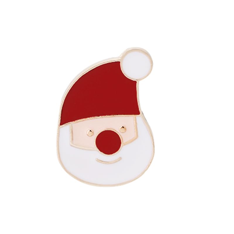 Santa Claus Christmas Theme Cartoon Enamel Pins Creative Brooch Lapel Pin Badge Cute Metal Brooch Pins Accessories Decoration for Girls Boys Women Clothes Backpacks Decor