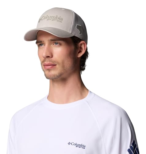 Image of Columbia Unisex Adult PFG Logo Mesh Ball Cap