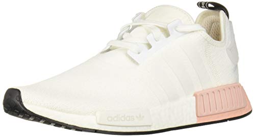 adidas Originals Men's NMD R1 Running Shoe, White/White/Vapour Pink, 13.5 M US