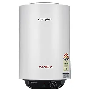 Crompton Amica 10-L 5 Star Rated Storage Water Heater (White)