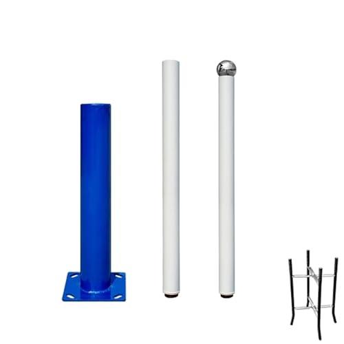 LYUCAYHQ Street Light Pole 8ft 10ft 13ft 15ft Portable Outdoor Light Pole Segmented Monitoring Pole String Light Poles for Outside for Street Backyard(400cm/13ft)