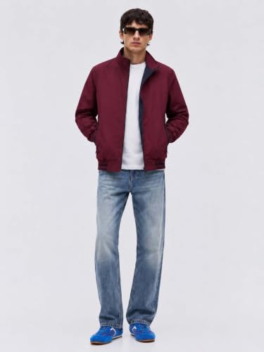 Image of Lymio Men's Casual Bomber Jacket | Lightweight Windcheater | Full Sleeve Regular Fit Outdoor Jacket(1-J-04-06)