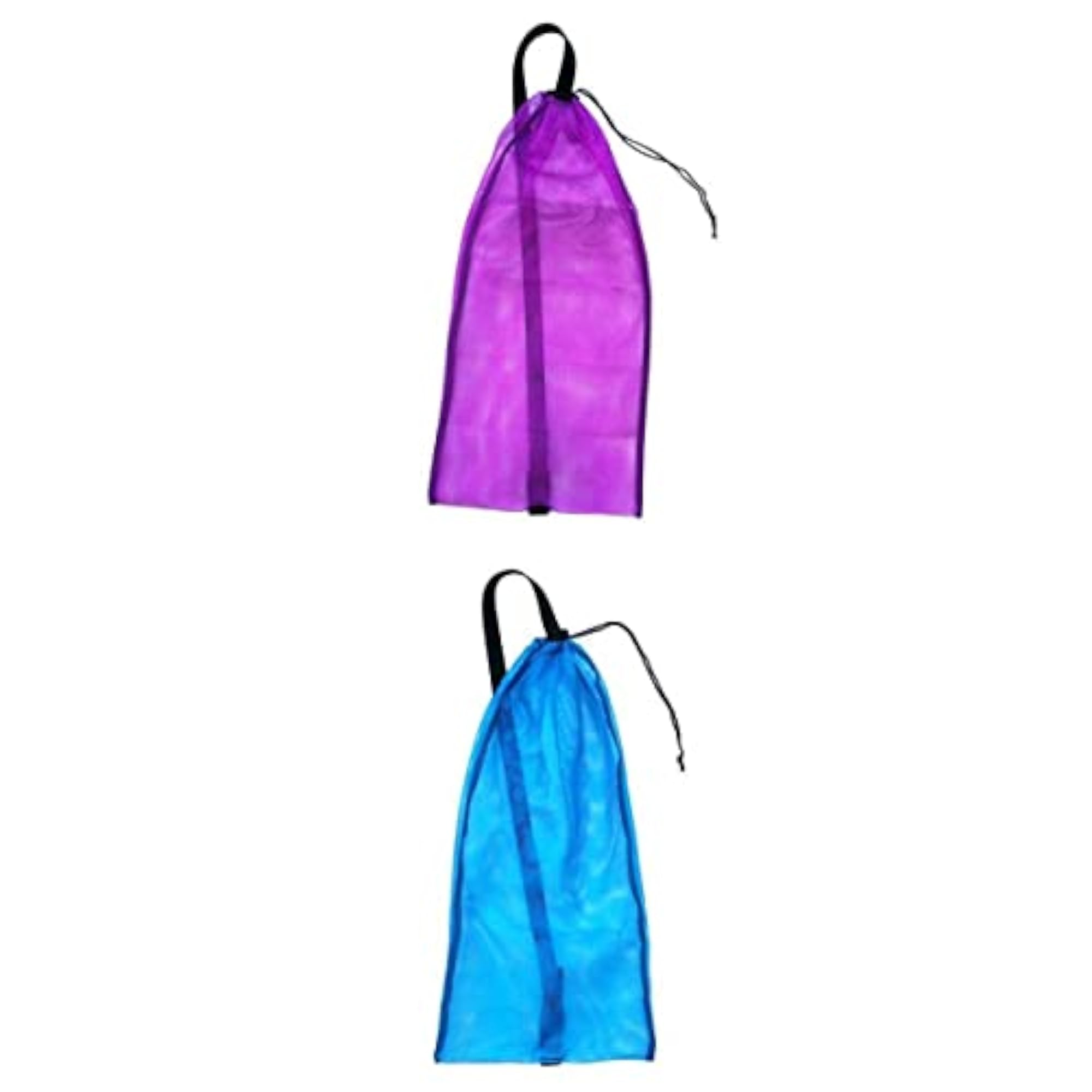 2Pcs Drawstring Mesh Bag Pouch, Scuba Diving Gear