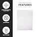Risch Double-Sided All Clear Vinyl Menu Cover | Two-Sided 2 View Plastic Menu Holder | Slip in Top-Loading Cover | Wipeable, Reusable | 8.5” x 11” | Pack of 24