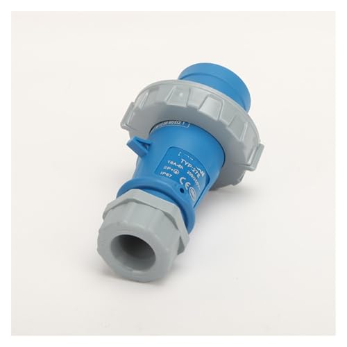 Enchufe industrial TYP278 con protección IP67 estanca y 3 hilos de 16A 4