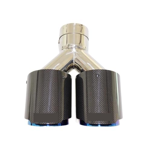 Double embout d'échappement en acier inoxydable pour magnifier le silencieux arrière