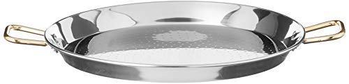 Garcima 70055 22-Inch Stainless Steel Paella Pan thumb #3