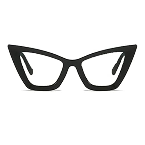 Image of Retro Cat Eye Blue Light Blocking Reading Glasses For Women Men Oversized Anti Anti Glare UV Eyewear (black, 4.50, multiplier x)