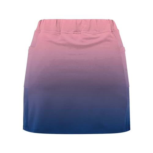 Saia atlética com shorts, saias femininas para ioga, cintura alta, tênis, barriga, plus size, saia c