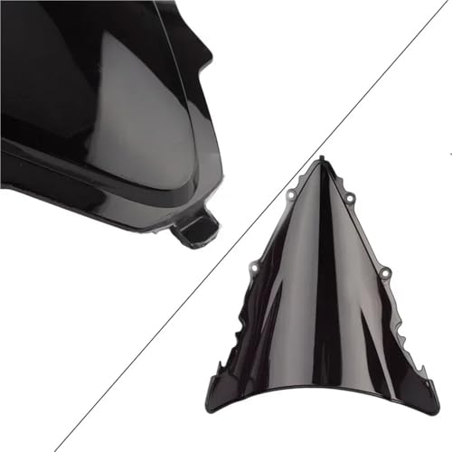 Bulle moto double courbure pour YZF R6 2003-2005 déflecteur vent noir - 6