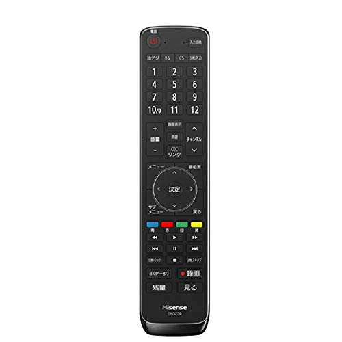 Amazon | Hisense(ハイセンス) TV用リモコン EN3Z39H ブラック
