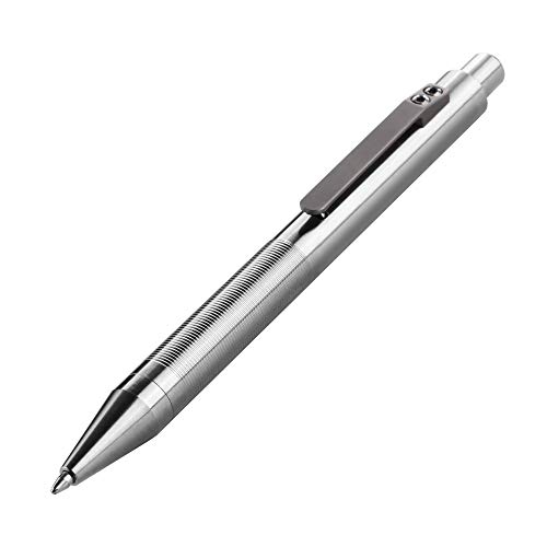Smootherpro Titanium Push Button Mechanism Pen (Push Pen Clip To Retract Refill) Lightweight Decent Click Ballpoint For Christmas Birthday Signature Gift(Pti047) #TOP10
