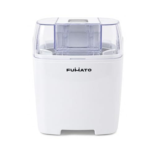 The Better Home Fumato Ice Cream Maker For Home 1.5 Litres|Slushy Maker,Sorbet,Frozen Yogurt And Ice Cream Machine With Lcd Display- White