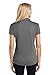 Ladies Heathered Moisture Wicking Golf Polo-L-Charcoal