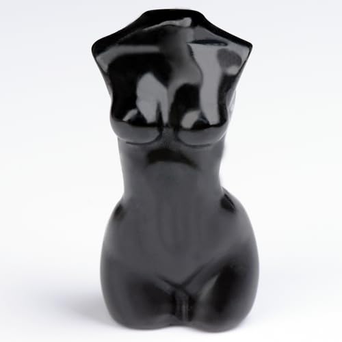 QLRSUXN Obsidian Female Crystal Body Sculpting Products (Obsidian 2 inch)
