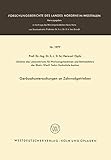  Geräuschuntersuchungen an Zahnradgetrieben (Forschungsberichte des Landes Nordrhein-Westfalen, 1977, Band 1977)