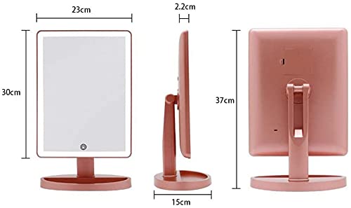 Espejo de maquillaje rectangular con luz LED zhanghong miniatura 3