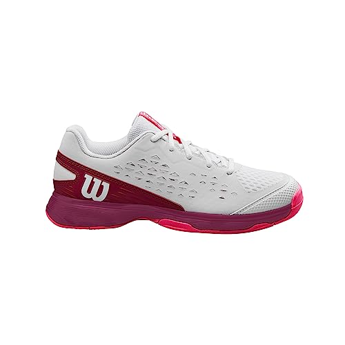 Wilson Rush Pro Jr L baskets mixte enfant pour l'école et les entraînements de tennis