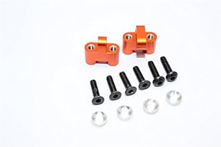 Axial Yeti (AX90026) & Yeti SCORE (AX90068) Upgrade Parts Aluminum Servo Mount - 1Pr Set Orange