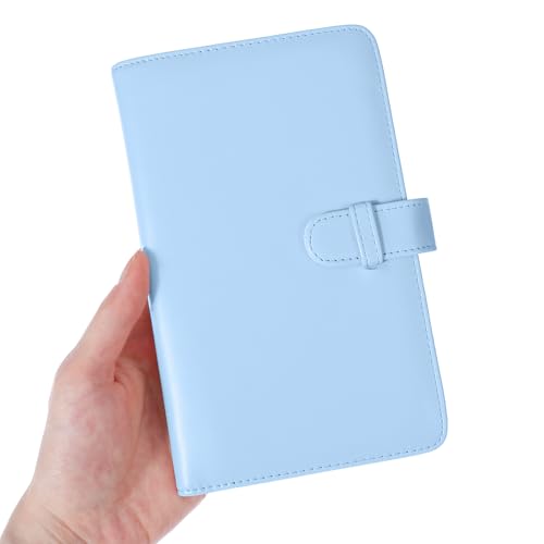 108 Pockets Mini Photo Album for Fujifilm Instax, Mini Film 7.48x4.5 Inches Wallet Albums Book for Instax Leather Cover Photo Album Pockets Small Albums for Fujifilm(Blue)