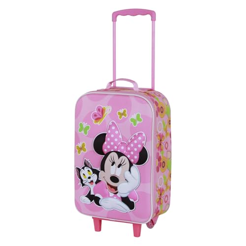 Disney Minnie Mouse Kitten-Maleta Trolley Soft 3D,...