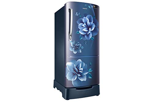 Image of Samsung 192 L 5 Star (2019) Inverter Direct Cool Single Door Refrigerator (RR20R182XCU /HL, Camellia Blue)