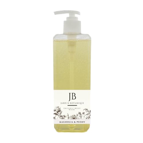 Magnolia & Peony Organic Body Wash (16 oz Bottle)