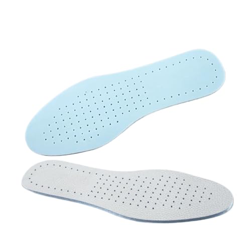 Plantillas Hombre 1 par de plantillas de látex de piel de vaca transpirables que absorben el sudor y absorben los impactos. Plantillas Mujer(Beige,EU37-38)