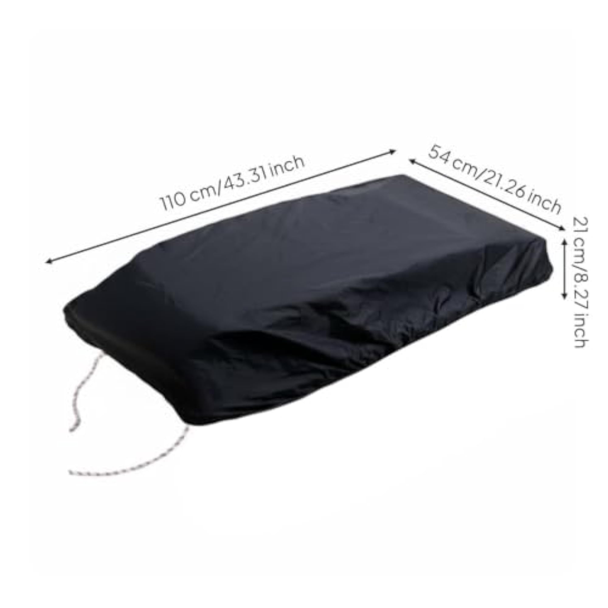 Dustproof Ice Fishing Sled Cover, Black Outdoor Gear