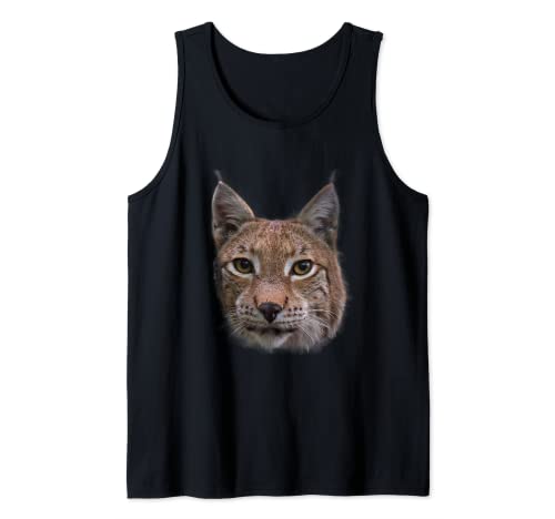 El diseño de los linces es un regalo para los gatos salvajes Camiseta sin Mangas