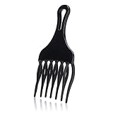 Este peine es de color negro, de 18 cm de largo y 9.5 cm de ancho.liviano y duradero