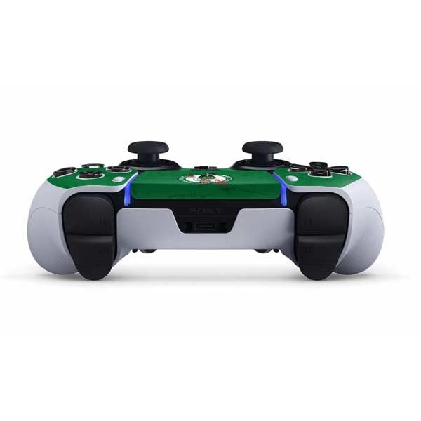 Skinit Decal Gaming Skin Compatible with PS5 DualSense Edge Pro Controller - Officially Licensed NBA Boston Celtics Green Primary Logo Design