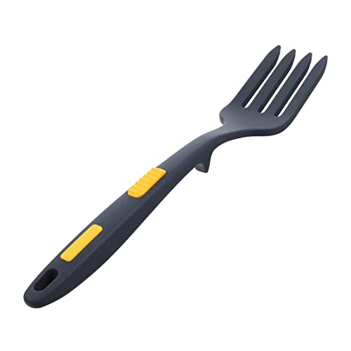 Cabilock Wear-resistant Dinner Fork for Kitchen Silicone Large Fork for Cooking