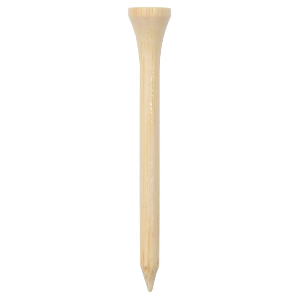 Golf Tees aus Bambus STK, Golftee Abschlag Stift Peg Halter Ballauflage für Golfzubehör, Trainingshilfe, Drivingrange, Platz, Turnier und Runde mit Stabilität und Höhenkontrolle