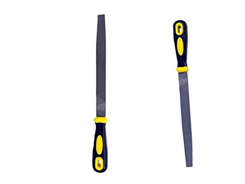 Jon Bhandari Tools 6 inch Flat File with PVC Handle | Coarse Cut Hand File for Metal, Wood, DIY & General Purpose Use 1