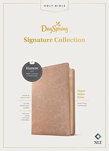 NLT Super Giant Print Bible, Filament Enabled Edition: DaySpring Signature Collection