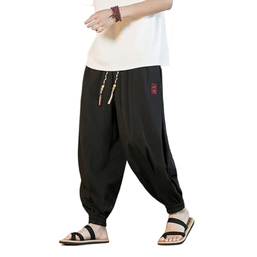 Wide Leg Pants Mens Casual Harajuku Jogging Pants Men's Loose Trousers Vintage Sweatpants
