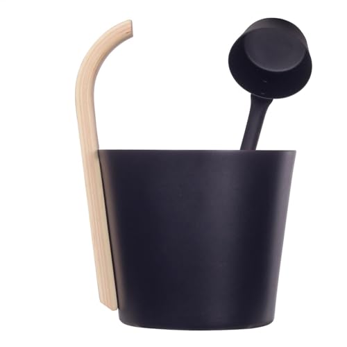 Set di secchi per sauna, barile d'acqua in alluminio, contenitore in alluminio da 7 l, resistente al calore, indispensabile per bagno, casa, hotel, vasca da bagno, centro benessere, per