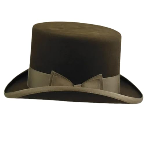 Chapeaux Fedoras en laine unisexe chapeau de feutre vintage homme femme