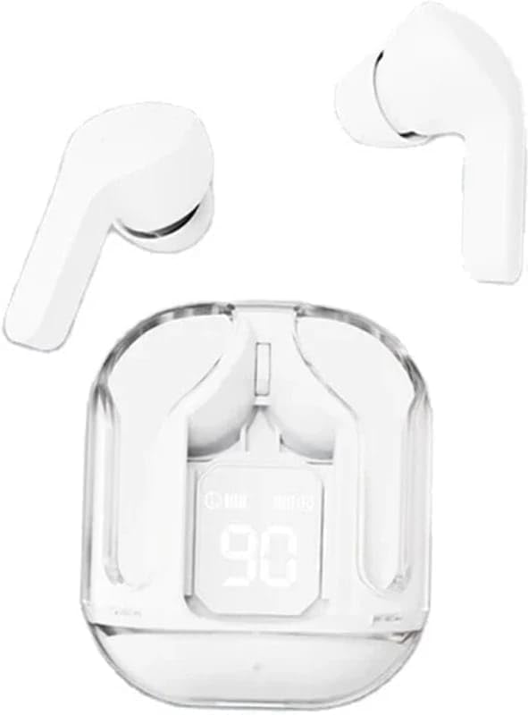 Image of UltraPods Max True Wireless Earbuds with Bluetooth 5.1, Enhanced Sound Quality, Touch Control,Long Playtime Life, Noise Cancellation & Comfortable Fit (WHITE)
