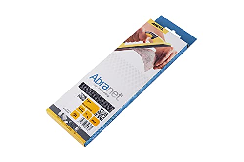 Mirka Abranet Net Disc / 5 Inch/Grit 180 / Sandpaper Sanding Discs Hook And Loop / 10 Pcs / 9A-232-180RP