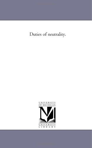 Duties of neutrality.