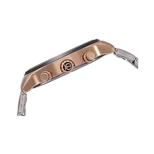 Titan-Mens-Metropolitan-Luxe-Multifunction-Black-Dial-with-Two-Tone-Stainless-Steel-Bracelet-Watch-NS1733KM03