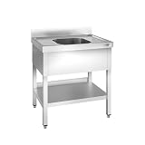 GGM Gastro Spültisch Premium 800x600mm