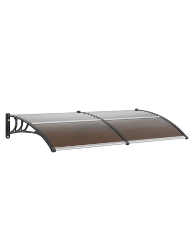 VEVOR Window Door Awning Canopy 78' x 38', UPF 50+ Polycarbonate Entry Door Outdoor Window Awning...