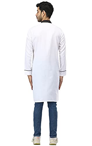 Image of Leriya Fashion Men's Slub Cotton pathan Suit Kurta