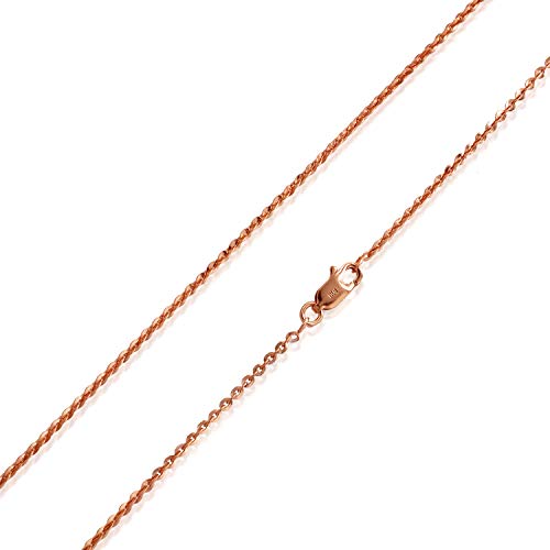 Chaîne en argent pour homme et femme collier maille italienne 2 mm