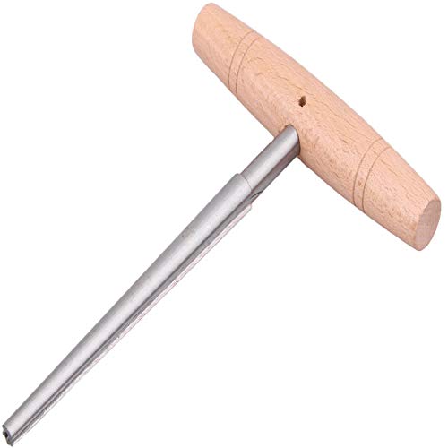 Guitar Bridge Pin Hole Reamer Violin Peg Hole Reamer 1:26 Taper Carton Steel with Wood Handle Luthier Tool
